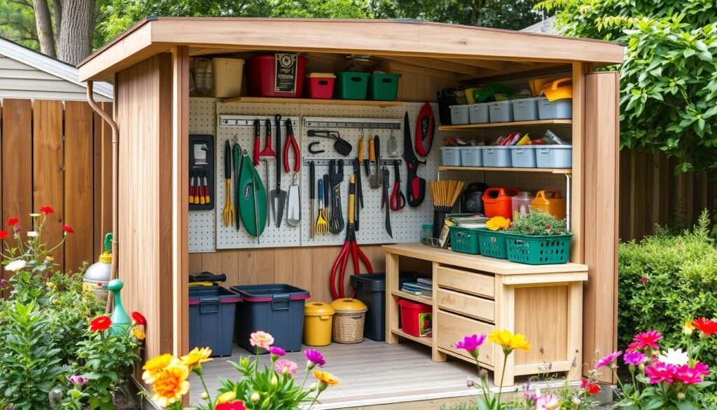 backyard shed storage solutions