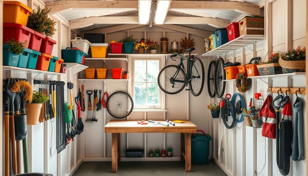 shed organization