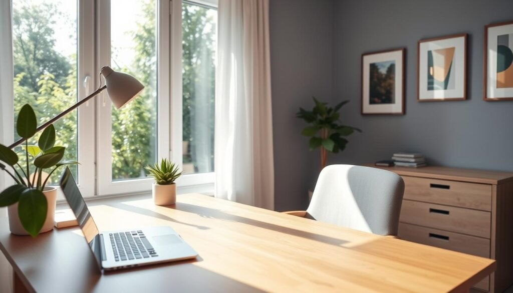 tiny home office space design