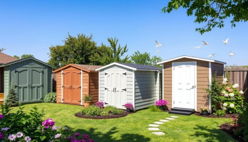 weather-resistant storage sheds